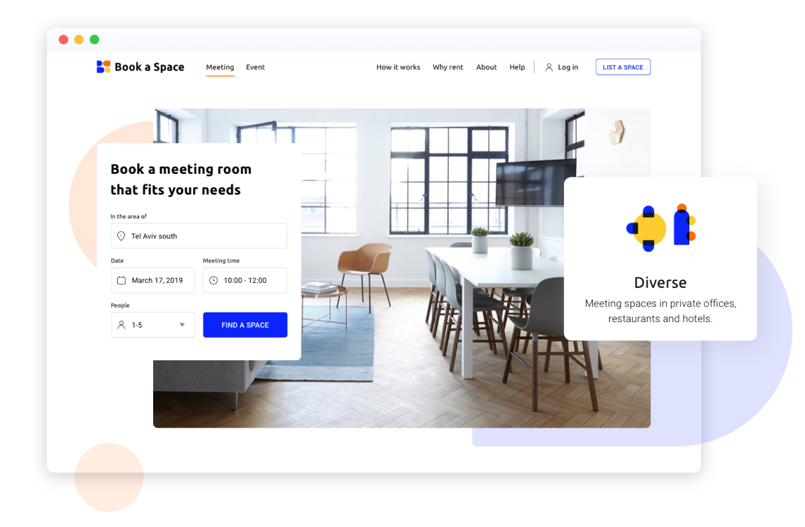 מערכת להזמנות חדרי ישיבות מבית פתאל